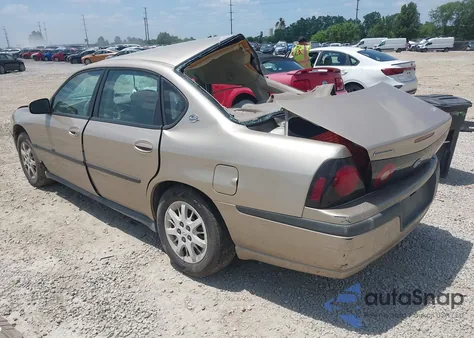 2004 Chevrolet Impala from USA, damaged, VIN 2G1WF52E649416699